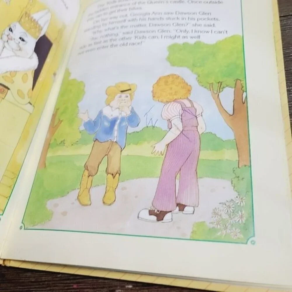 Vintage 80s 1984 Cabbage Patch Kids The Bicycle Race Children's Picture Book